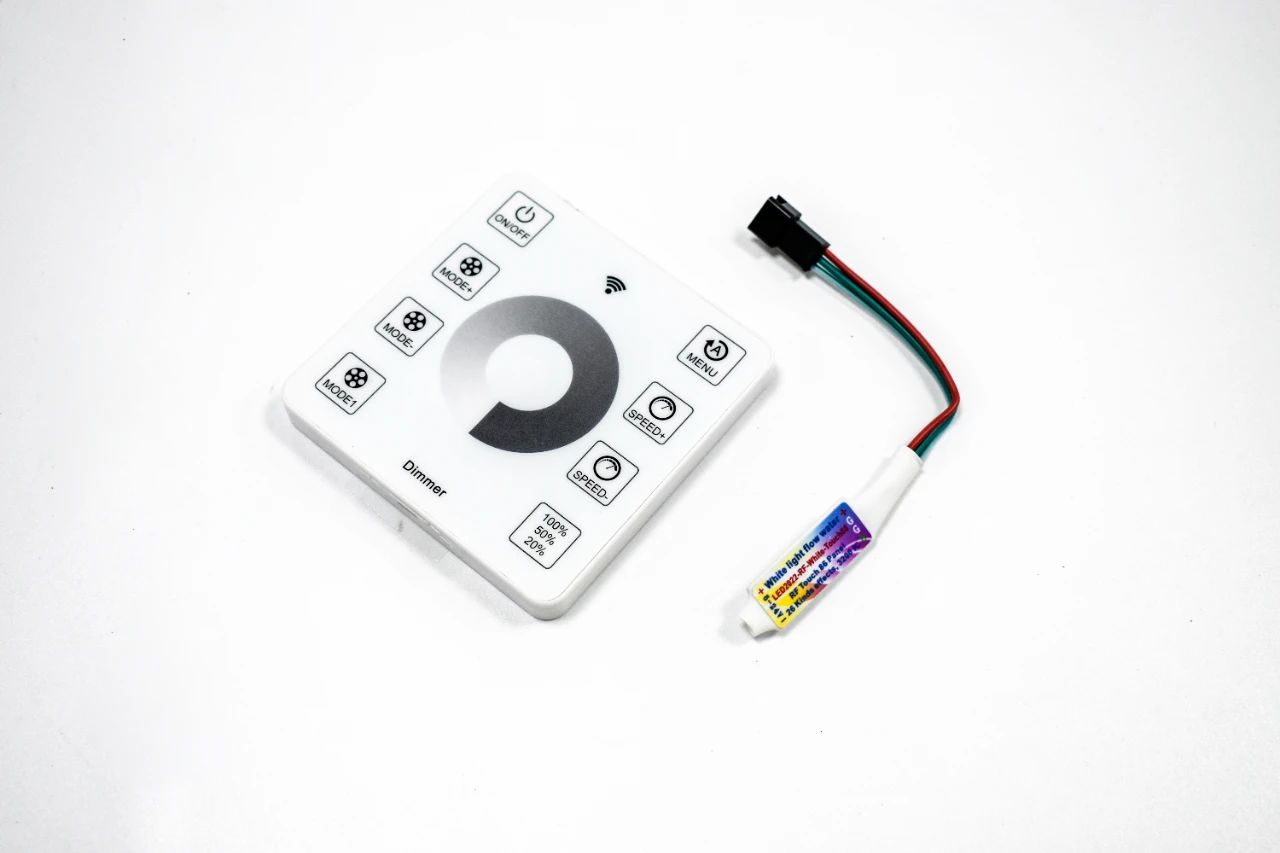 Touchscreen Wireless Monochrome Flowing Strip Dimmer