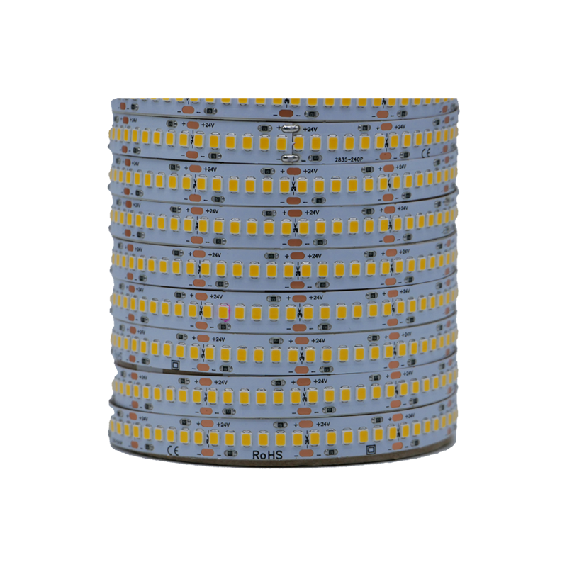 LED Strip 12V 240D, 10MM, Single Row, 3000K/4000K/6000K Warm Neutral White, 16W/Meter, Linear Lighting  LED Ribbon for Home Decor, Under Cabinet, Kitchen, DIY Lighting Project