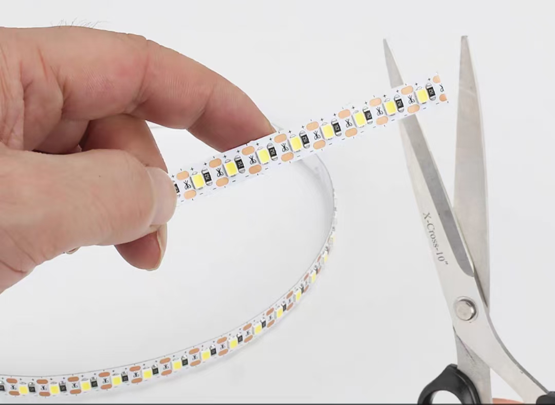 Random Cutting LED Strip, one lamp one shear, 5/12/24V 120D, 5/8MM, 3000K/4000K/6500K Warm Neutral White, 10W/Meter, Linear Lighting  LED Ribbon for Home Decor, Under Cabinet, Kitchen, DIY Lighting Project