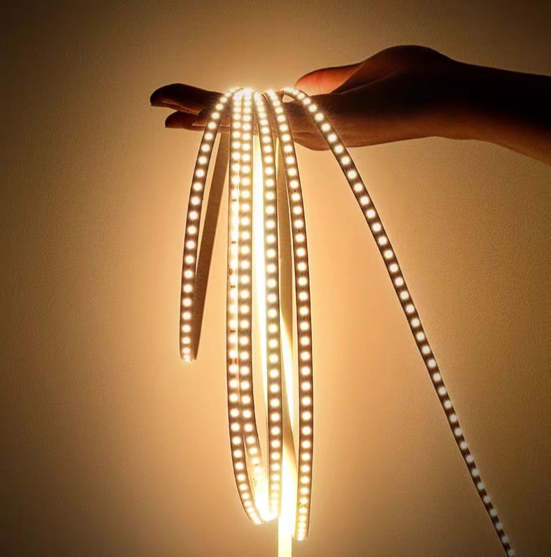 Ra>98 Light LED Strip 24V 140/180D, 8MM, 3000K/4000K/6000K Warm Neutral White, 14W/Meter, Linear Lighting  LED Ribbon for Home Decor, Landscape Lighting, Building decoration